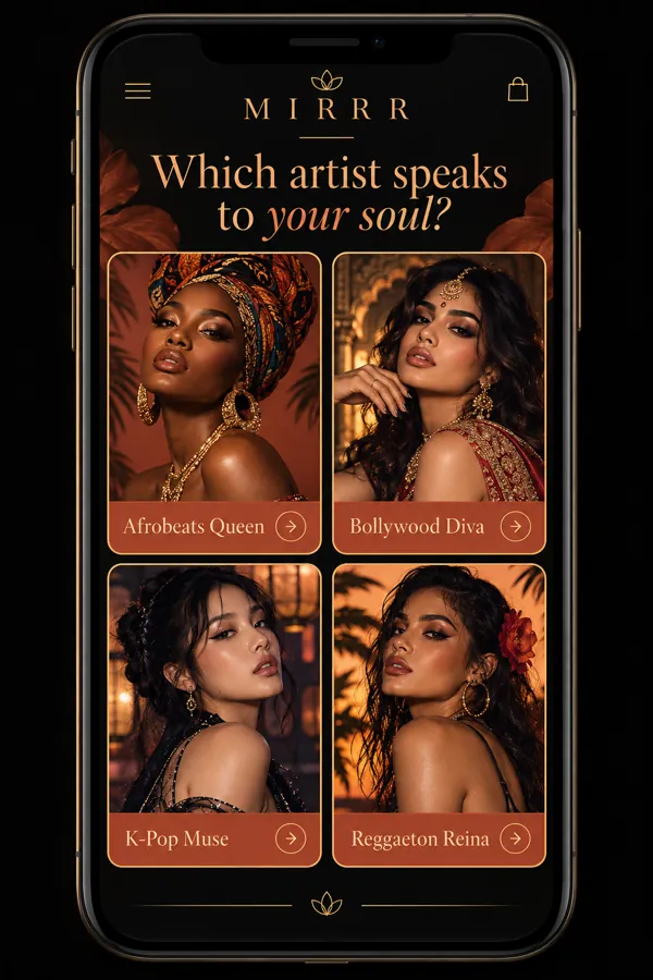 MIRRR app — Which artist speaks to your soul? Tiwa Savage, Nicki Minaj, Anitta, BLACKPINK